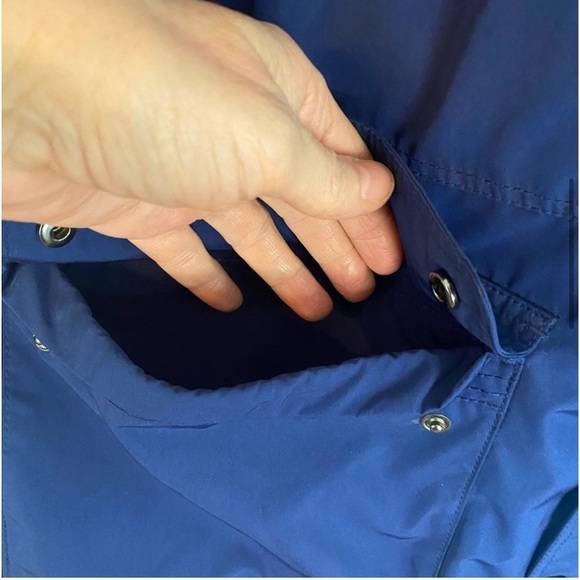 Banana Republic Classic Preppy Navy Gorpcore Hooded Rain Jacket Men's Large - Picture 5 of 16